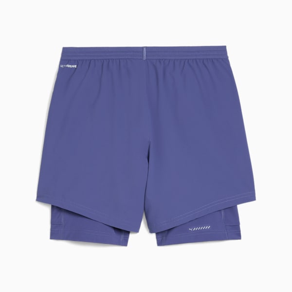 Short 2-en-1 5 po Everyday Running ULTRAWEAVE Homme, Blue Crystal, extralarge